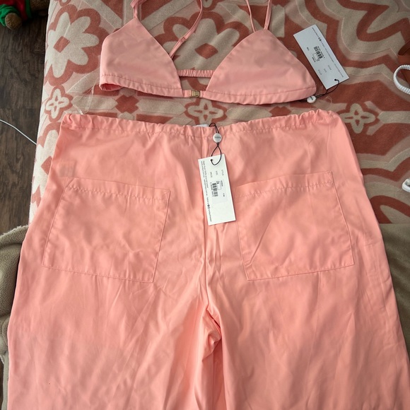 SNDY’S X REVOLVE Paloma Pant & Carmelle Top in Pink NWT - Picture 4 of 7